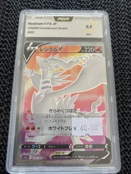 Carte Pokémon jap pca 9,5 reshiram V 076/068