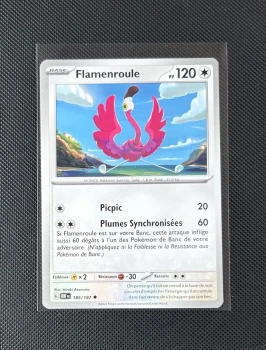 Carte Pokémon - Flamenroule 185/197 - Flammes Obsidiennes