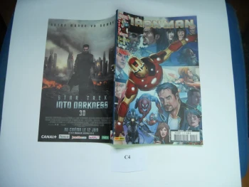 Iron Man N° 12 : " Foncer " ( Iron Man + Fantastic Four + La Fondation Du Futur + The New Avengers ) Marvel Panini tbe C4