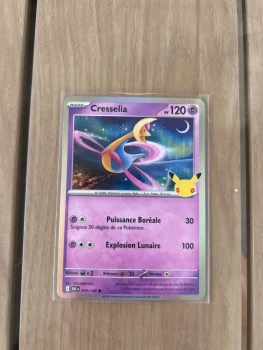 Carte Pokémon - Cresselia 074/128 - 30eme anniversaire