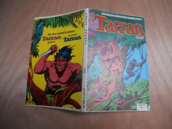 Tarzan Geant Relier Album Fantaisies N°5 Avec Le Super Tarzan N°48 Et Tarzan Geant N°61 Sagedition 02/1981 Tbe