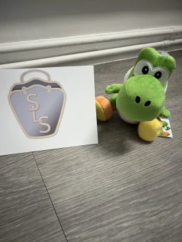 Super Mario - Peluche Yoshi Vert