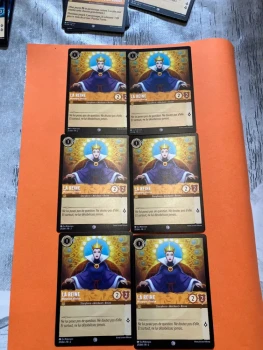 Lot 6 Cartes. La Reine. Lorcana. Chapitre 2.