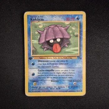 Carte Pokemon : Kokiyas - Fossile
