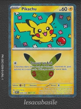 Pikachu 029/128 - 🟡 07/30 - ME5.5 - 30e Anniversaire (2026)