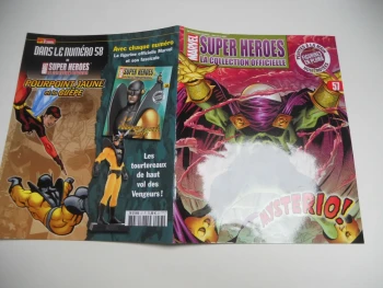 Fascicule Marvel Super Heroes La Collection Officiel N°57 Mysterio avec poster Tbe/