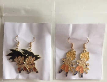 Bijoux Boucles d'oreilles Kawaii Manga Shonen Collection Dragon Ball