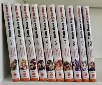 Battle Game in 5 Seconds : Tome 1 à 10 (manga de Miyako Kashiwa)