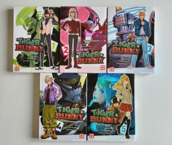 Tiger Et Bunny Intégrale : Tome 1 À 5 (Manga De Mizuki Sakakibara)