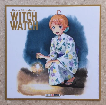 Goodies Shikishi Manga Witch Watch Soleil