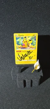 Carte Pokemon, Pikachu, signé Valouzz