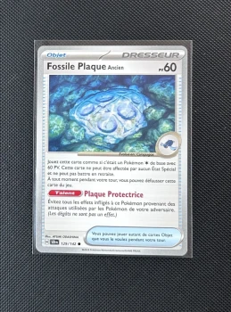 Carte Pokémon - Fossile Plaque Ancien 129/142 - Couronne Stellaire