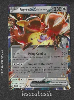 Kangourex ex de la Team Rocket 162/217 RR - ME2.5 - Héros Transcendants (2026)