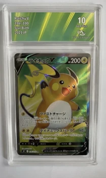 Raichu V – 106/100 – Star Birth – CollectAura 10 Gem Mint