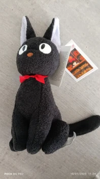 STUDIO GHIBLI - Jiji la petite sorcière - Peluche Jiji - 20cm