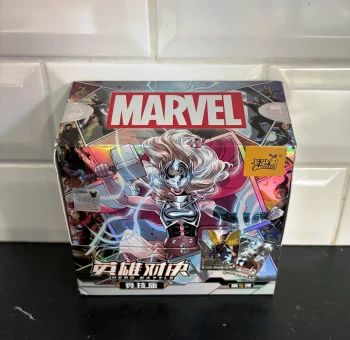 Display Marvel Kayou 5 Yuan Série 5 "Hero Battle" 20 Boosters Officiels ! 100 Cartes à collectionner