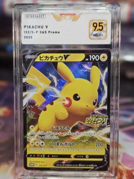 Cartes pokemon Pikachu V 122/S-P Jap Holo Promo