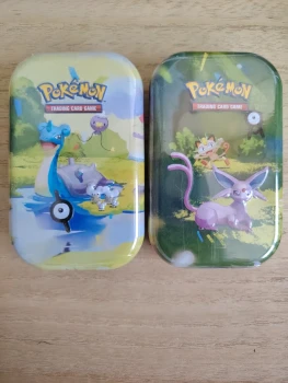 Échange Uniquement 2 boites Minitin Pokemon 30 ans