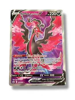 Carte Pokémon Sulfura de Galar V Full Art Régne De Glace - 176/198