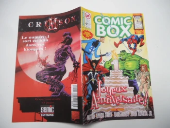 comic box N° 12 1juin  1999  + comic box alpha    TBE