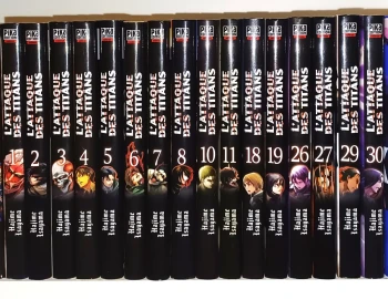 💥 L'attaque des Titans : 16 tomes (sur 34)