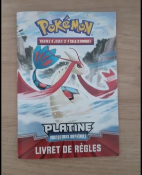 Livret de règles + listes des cartes Platine Vainqueurs Suprêmes