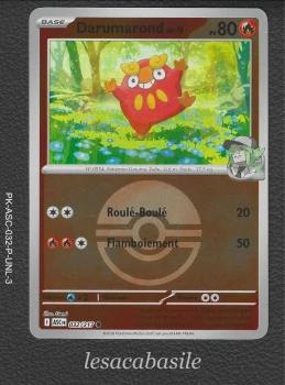 Darumarond de N 032/217 reverse Pokeball - ME2.5 - Héros Transcendants (2026)