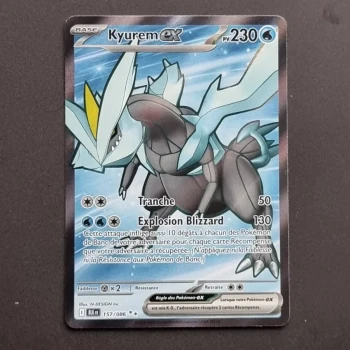 Carte pokemon Kyurem ex 157/086 FA - EV10.5  Foudre Noire (2025)