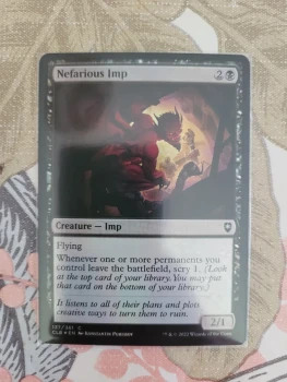 Magic: The Gathering 2022 Nefarious Imp 137 Battle for Baldur's Gate Foil English