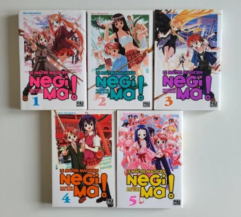 Negima : Tome 1 À 5 (Manga De Ken Akamatsu)