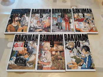 Lot 7 mangas - bakuman - tomes 4 à 10