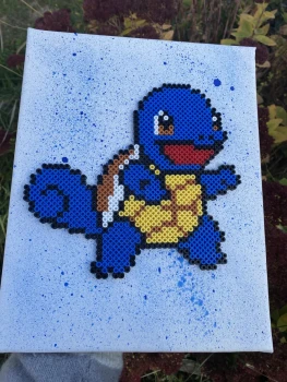 Tableau Pokemon Carapuce fait main