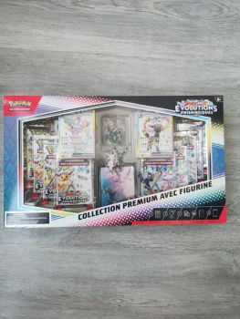 Pokémon : Collection Premium avec Figurine Écarlate et Violet – Évolutions Prismatiques du JCC Pokémon Neuf Non Déballé
