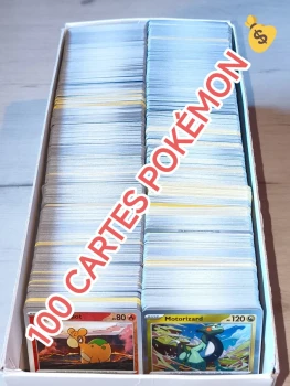 Lot de 100 cartes Pokémon VF en très bon état