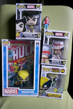 Lot 5 figurines Pop - Wolverine