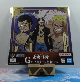 Shikishi Art Board One Piece - Trafalgar Law - Doflamingo - Fujitora