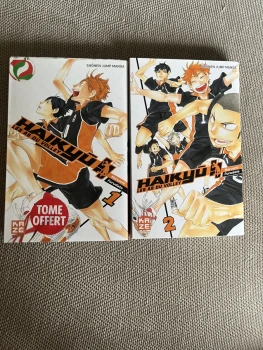Tome 1 et 2  haikyu