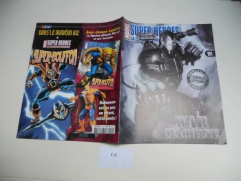 Fascicule Marvel Super Héros La Collection Officielle N° 101 : War Machine avec poster (Vendu Sans Figurine) Tbe // C4