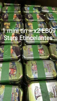 Pokémon Mini-tins X2 boosters EB09 Stars Étincelantes | Version Française