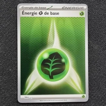 Carte pokemon Energie Plante de Base 017 Holo - EV10.5  Foudre Noire