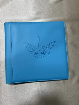 Carte Pokémon Binder Aquali officiel exclusif chinois semi cuir