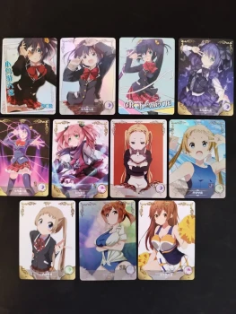 Lot 11 cartes Chuunibyou – Goddess Story (1 SCR + 4 SR + 1 CR + 5 R)