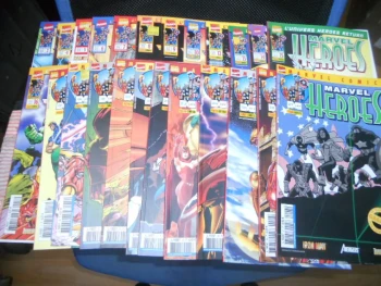 MARVEL HEROES V1 LOT DE 24 bd  N°2 AU N°27  MANQUE N° 1 3 11