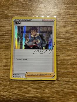 Carte Pokemon Dresseur Nabil 133/159 reverse