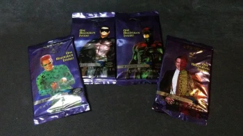 Art Set 4 Boosters scellés ' Batman Forever The Movie ' TCC série Fleer 1995 US