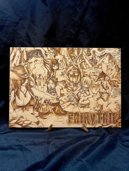 Fairy Tail | Gravure sur Bois