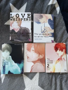 Love whispers, Even in the rusted night / the proper way to write love / the monster exposed