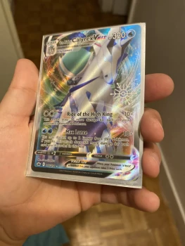 Vrai carte  Pokémon de ice rider calyrex en hp (anglaise)