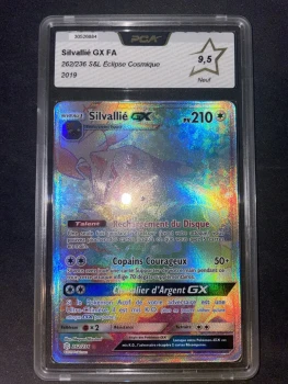 Cartes Pokémon Silvallié GX 262/236 PCA9.5 SL Eclipse Cosmique