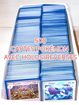 500 cartes Pokémon